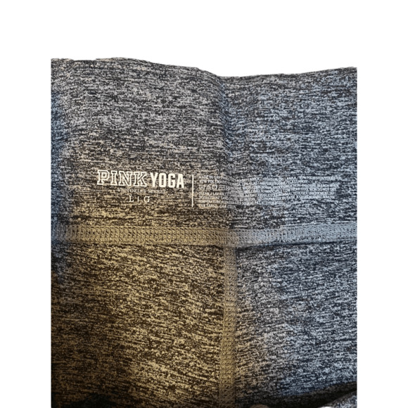 PINK YOGA GREY SWEATPANTS LARGE - Picture 3 of 4